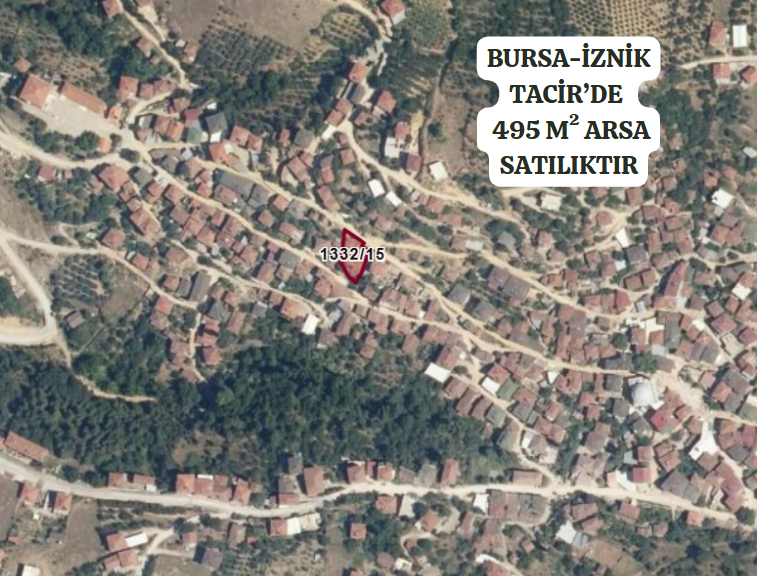 BURSA İZNİK TACİR'DE 495 M² ARSAMIZ SATILIKTIR - BURSA İZNİK fotoğraf 2