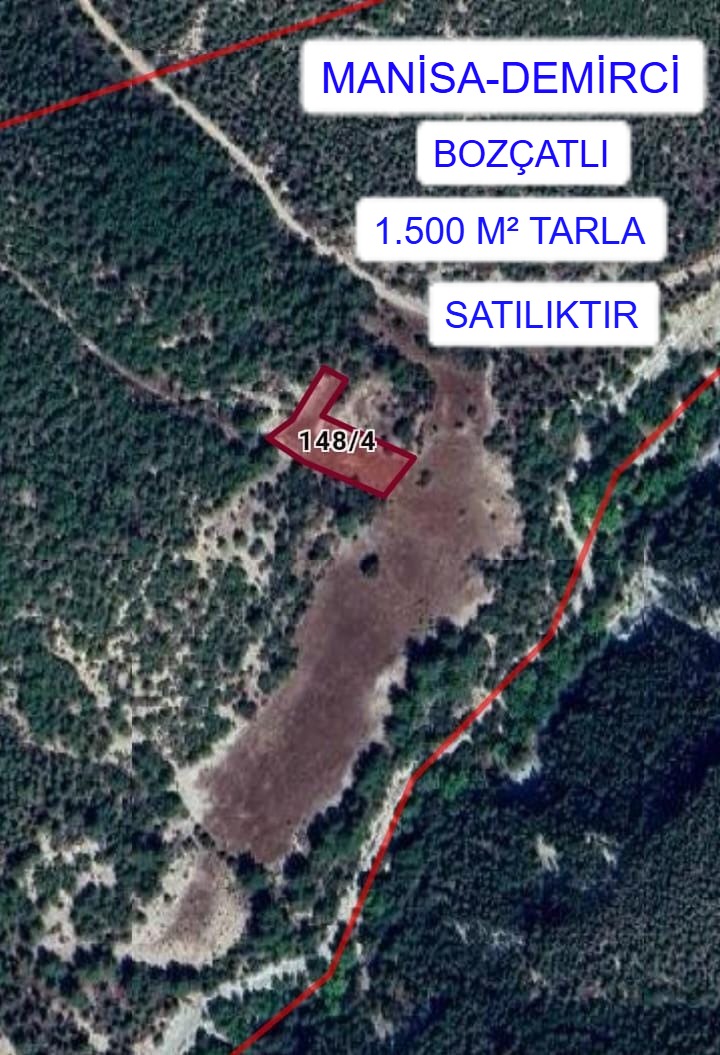 MANİSA DEMİRCİ BOZÇATLI MAH. 1.500M² TARLA SATILIKTIR - MANİSA DEMİRCİ fotoğraf 2