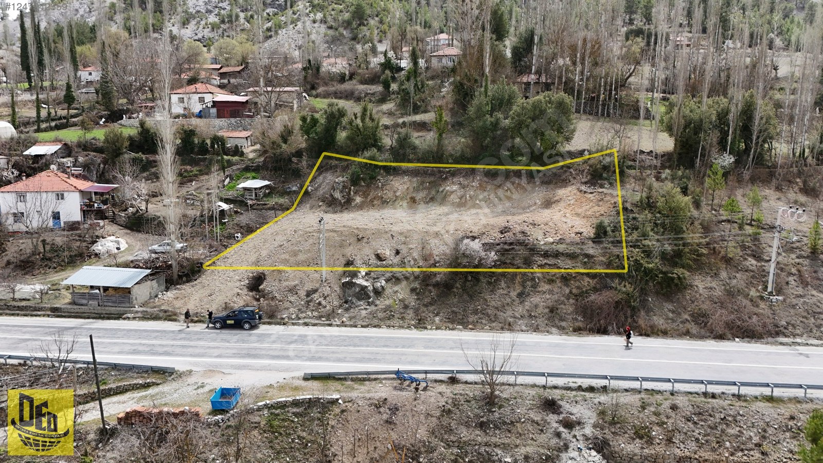 KİRAZLIYAYLA'DA FETHİYE YOLU ÜZERİNDE 764 m² İMARLI ARSA - DENİZLİ ÇAMELİ fotoğraf 6