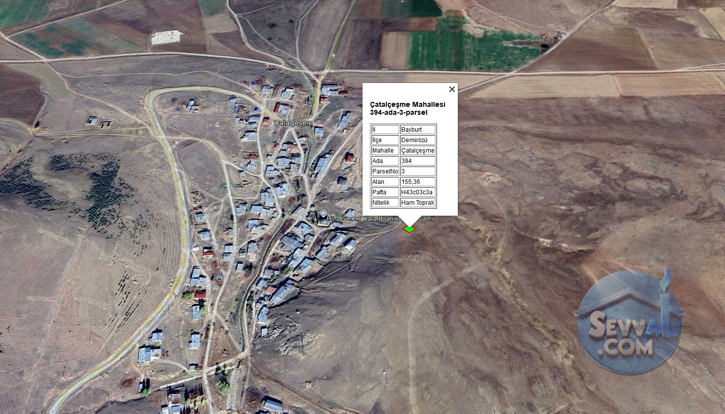 BAYBURT DEMİRÖZÜ ÇATALÇEŞME KÖYÜNDE 155 m² TARLAMIZ SATILIKTIR. - Bayburt Demirözü fotoğraf 16