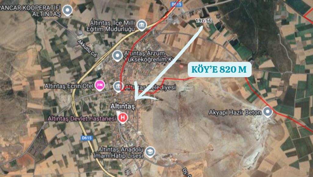KÜTAHYA ALTINTAŞ CUMHURİYET KÖYÜNDE 318 M² ARSAMIZ SATILIKTIR. - KÜTAHYA ALTINTAŞ fotoğraf 7