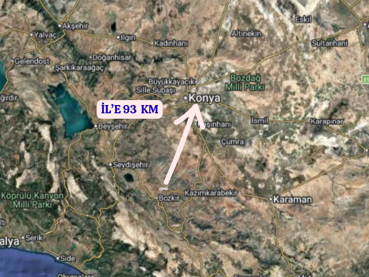 KONYA BOZKIR KARAYAHYA  KÖYÜNDE  1.890 M² TARLA SATILIKTIR - KONYA BOZKIR fotoğraf 6