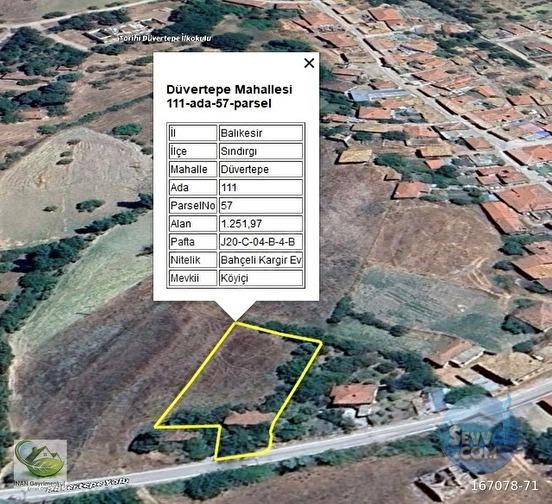 🚨 SINDIRGI'DA 1.251 M² TAPUDA KARGİR EV VE BAHÇESİ GEÇEN FIRSAT TAŞINMAZ 🚨 - BALIKESİR SINDIRGI fotoğraf 3