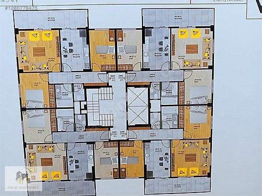 Pİ GAYRİMENKUL'den 71 EVLER'de SİTE İÇİ ARAKAT 2+1 DAİRE - ESKİŞEHİR ODUNPAZARI fotoğraf 2