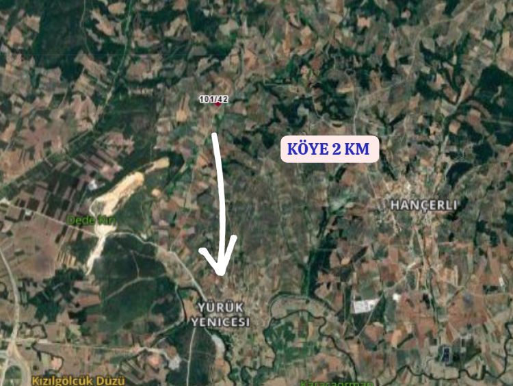 BURSA MUDANYA YÖRÜKYENİCESİ  KÖYÜNDE 4.419 M² ZEYTİNLİK SATILIKTIR. - BURSA MUDANYA fotoğraf 4