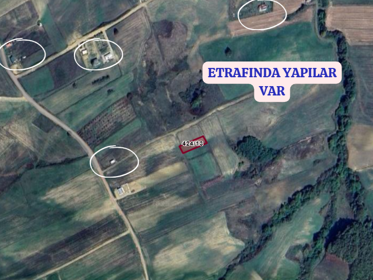 KOCAELİ DERİNCE ÇAVUŞLU   KÖYÜNDE  561   M²  TARLA  SATILIKTIR - KOCAELİ DERİNCE fotoğraf 4