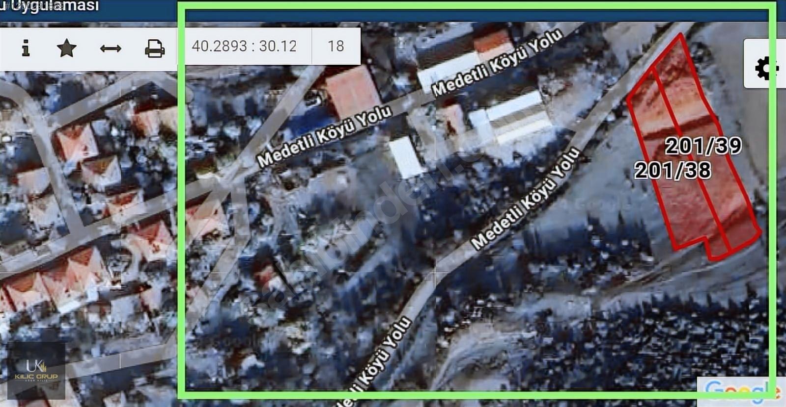 OSMANELİ MEDETLİ'DE YOLA VE ORMANA CEPHE 1035 M2 ARSA SATILIKTIR. - BİLECİK OSMANELİ fotoğraf 6