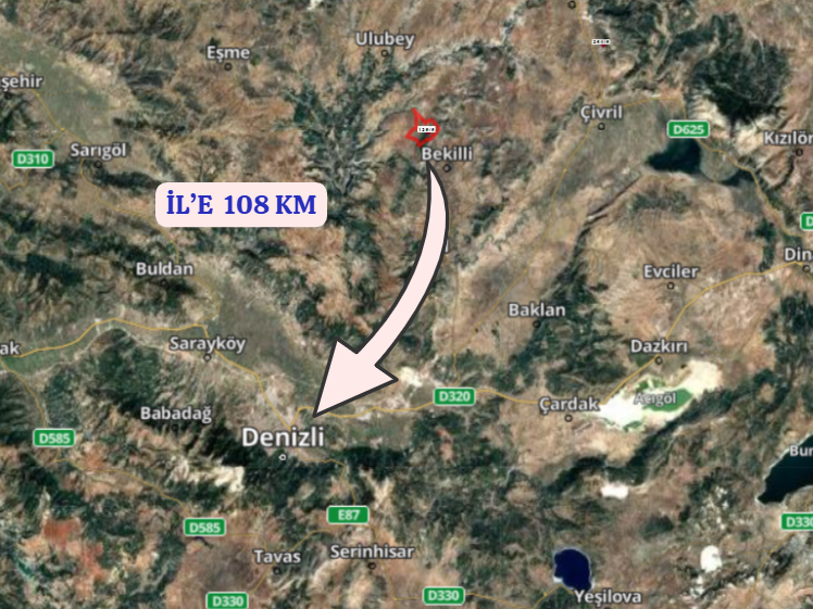 DENİZLİ BEKİLLİ DEŞDEMİR KÖYÜNDE  5.489 M²   TARLA SATILIKTIR - DENİZLİ BEKİLLİ fotoğraf 11