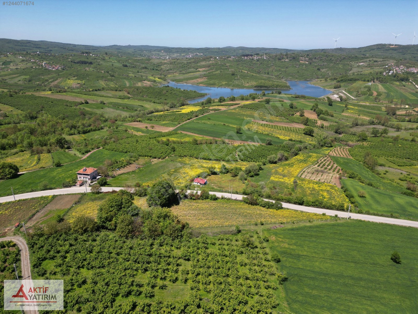 HEDİYELİ'DE GÖL MANZARALI 1748 M2 %5 İMARLI YERLEŞİME YAKIN - KOCAELİ KANDIRA fotoğraf 10