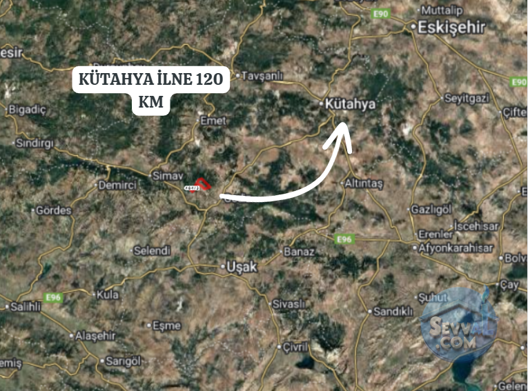 KÜTAHYA ŞAPHANE PAZAR KÖYÜ’NDE 1.999 M²  İMARLI ARSA SATILIKTIR - KÜTAHYA ŞAPHANE fotoğraf 6