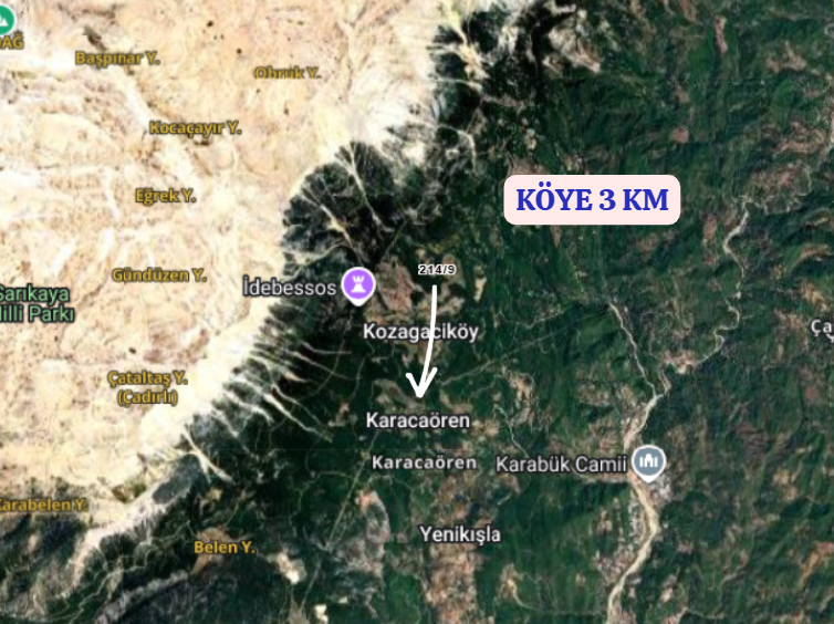 ANTALYA KUMLUCA KARACAÖREN KÖYÜNDE 2.889 M²  TARLA  SATILIKTIR - ANTALYA KUMLUCA fotoğraf 4