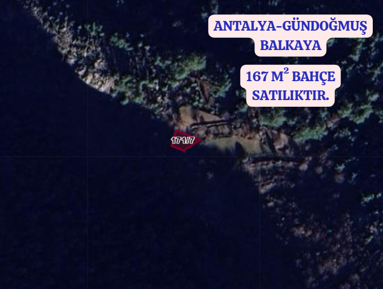 ANTALYA GÜNDOĞMUŞ BALKAYA   KÖYÜNDE 167  M²  BAHÇE  SATILIKTIR - ANTALYA GÜNDOĞMUŞ fotoğraf 2