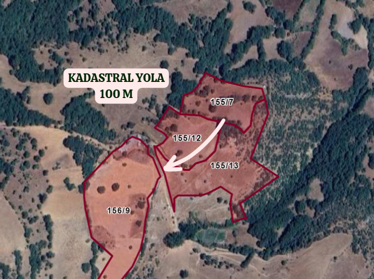 BALIKESİR DURSUNBEY AKYAYLA  KÖYÜNDE  6.069  M²  TARLA  SATILIKTIR - BALIKESİR DURSUNBEY fotoğraf 3