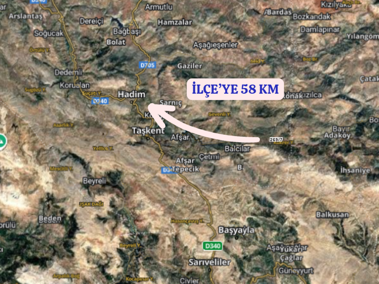KONYA HADİM GÖYNÜKIŞLA ' DA 1.759 M² TARLAMIZ SATILKTIR. - KONYA HADİM fotoğraf 5