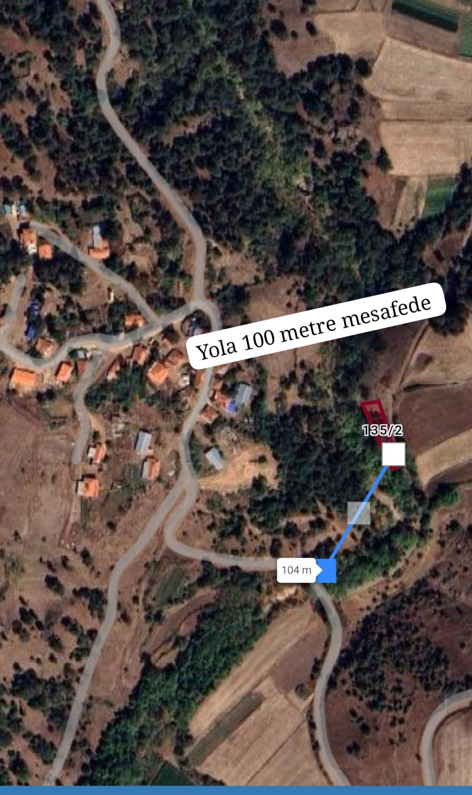 BALIKESİR SINDIRGI KINIK 549 m² TARLAMİZ SATILIKTIR. - BALIKESİR SINDIRGI fotoğraf 4