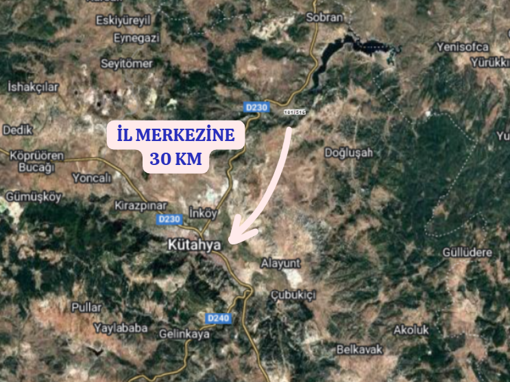 KÜTAHYA MERKEZ SEYDİKÖY  KÖYÜNDE 3.149  M² TARLA  SATILIKTIR - KÜTAHYA MERKEZ fotoğraf 4