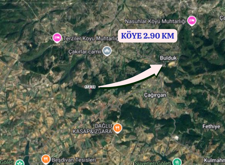 KOCAELİ İZMİT BULDUK  KÖYÜNDE 1.330 M²  TARLA  SATILIKTIR - KOCAELİ İZMİT fotoğraf 4