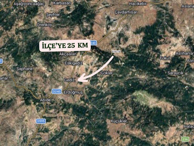 KÜTAHYA GEDİZ CEBRAİL,FATİH KÖYÜNDE 728  M² TARLA  SATILIKTIR - KÜTAHYA GEDİZ fotoğraf 4