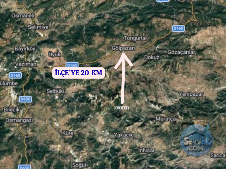 BİLECİK GÖLPAZARI BÜYÜKBELEN  KÖYÜNDE  843 M²  BAHÇE SATILIKTIR - BİLECİK GÖLPAZARI fotoğraf 5