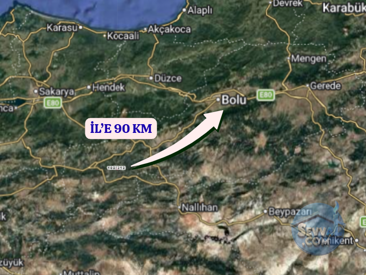 BOLU GÖYNÜK ÇAYLAK  KÖYÜNDE  1.780 M²  TARLA  SATILIKTIR - BOLU GÖYNÜK fotoğraf 7