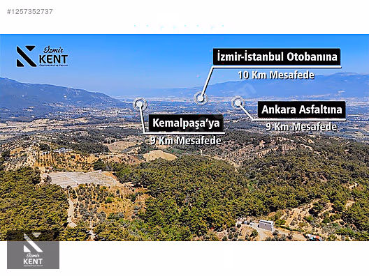 Kemalpaşa Yukarıkızılca Satılık 303 m2 Bahçe Elektrik Su Yol - İZMİR KEMALPAŞA fotoğraf 6