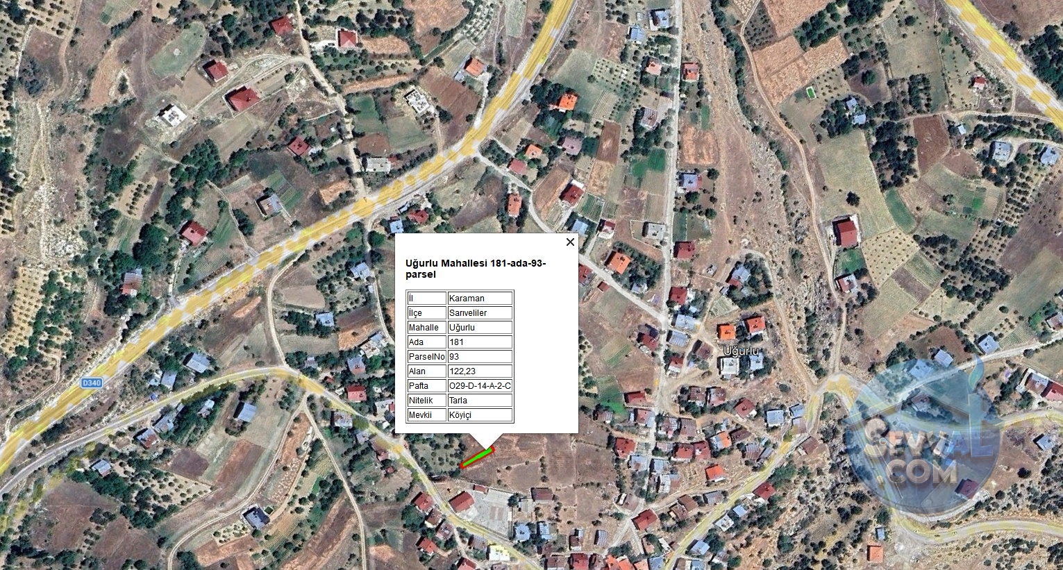 KARAMAN SARIVELİLER UĞURLU KÖYİÇİ İMARLI 122 M² YERİMİZ SATILIK - Karaman Sarıveliler fotoğraf 7