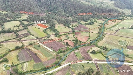 🚨 TAVŞANLI'DA KÖYÜN ÜSTÜNDE 1.725 M² HARİKA ARAZİ 🚨 - KÜTAHYA TAVŞANLI fotoğraf 6