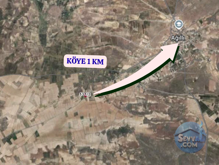 NEVŞEHİR ACIGÖL AĞILLI  KÖYÜNDE 1.632 M²  TARLA  SATILIKTIR - NEVŞEHİR ACIGÖL fotoğraf 5