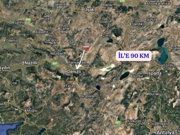 DENİZLİ ÇAL KOCAKÖY   KÖYÜNDE   245   M²  ARSA  SATILIKTIR - DENİZLİ ÇAL fotoğraf 6