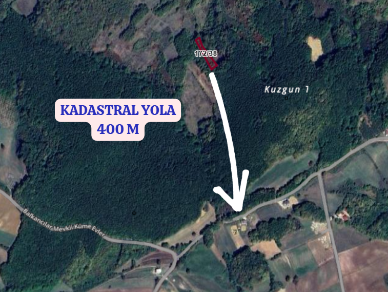 KOCAELİ İZMİT BULDUK  KÖYÜNDE 1.330 M²  TARLA  SATILIKTIR - KOCAELİ İZMİT fotoğraf 3
