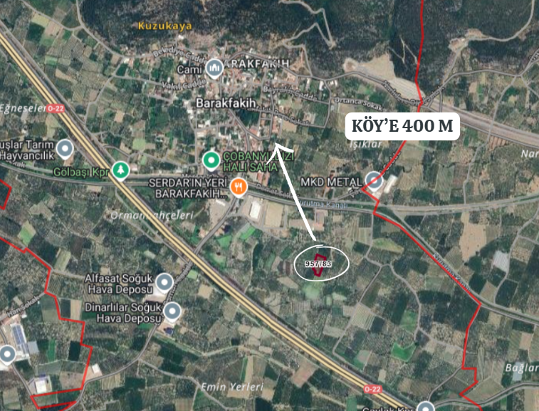 BURSA KESTEL BARANFAKİH3.349 M²  TARLA SATILIKTIR - BURSA KESTEL fotoğraf 4