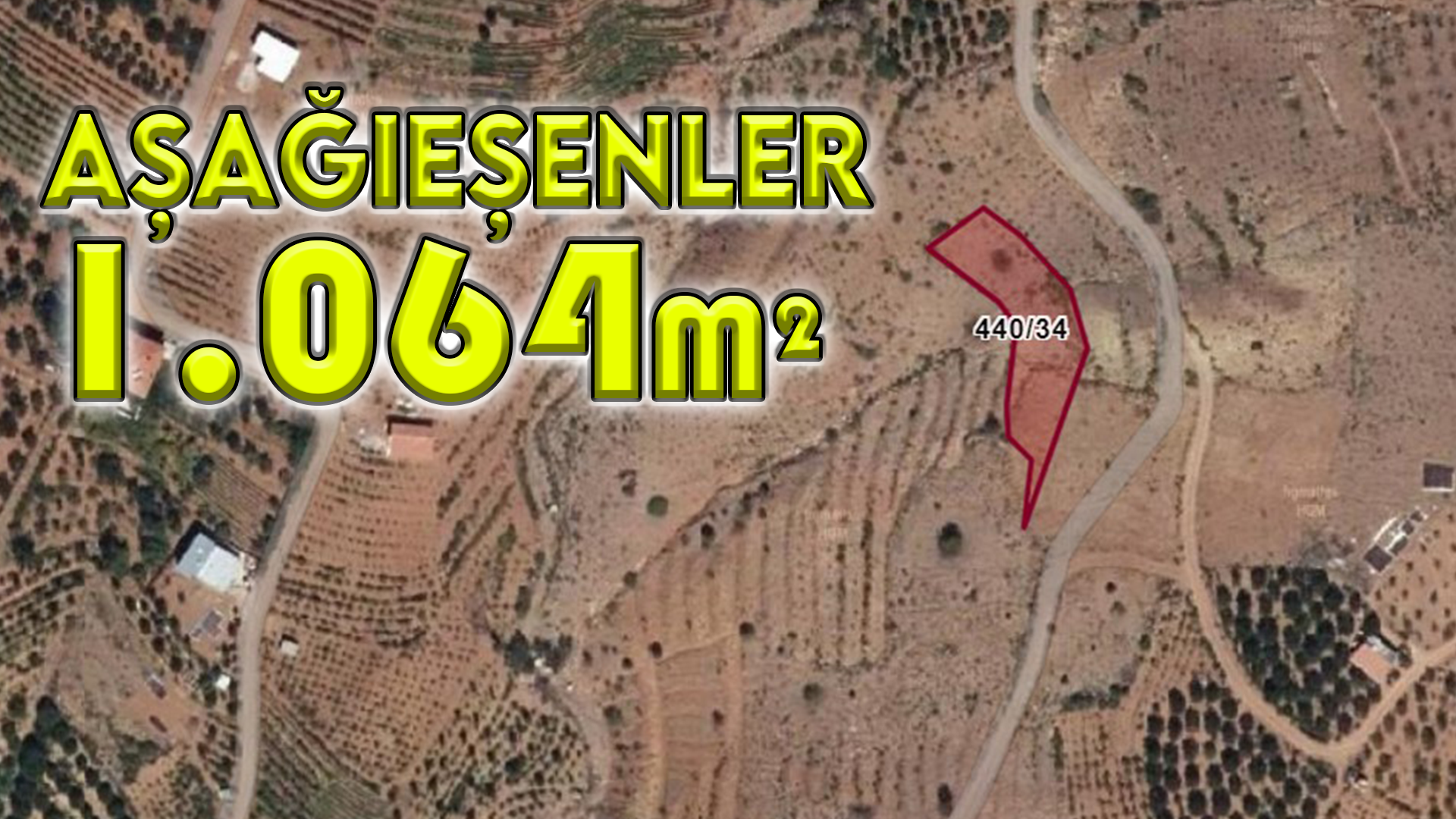 KONYA HADİM AŞAĞI EŞENLER KÖYÜNDE 1.064 M² TARLA SATILIKTIR - KONYA HADİM fotoğraf 3