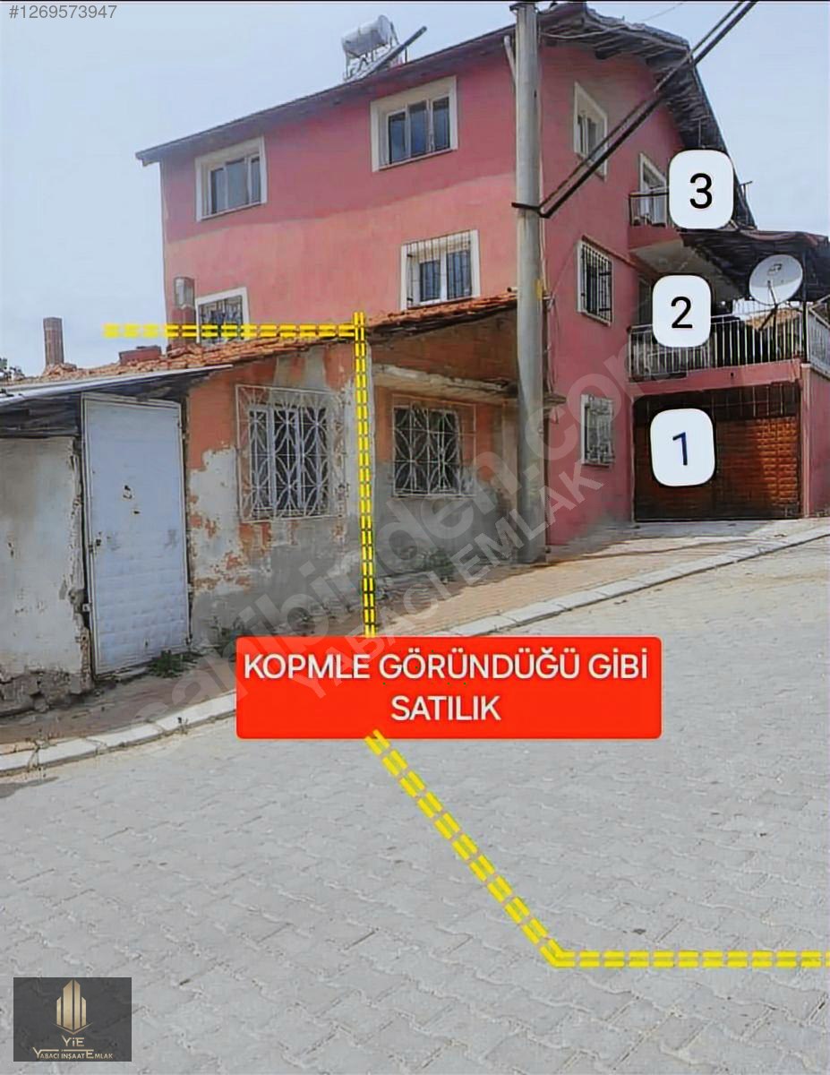 SATILIK 3 KAT BİNA + 1 EV TOP 4 KULLANILIR EV - UŞAK MERKEZ fotoğraf 4