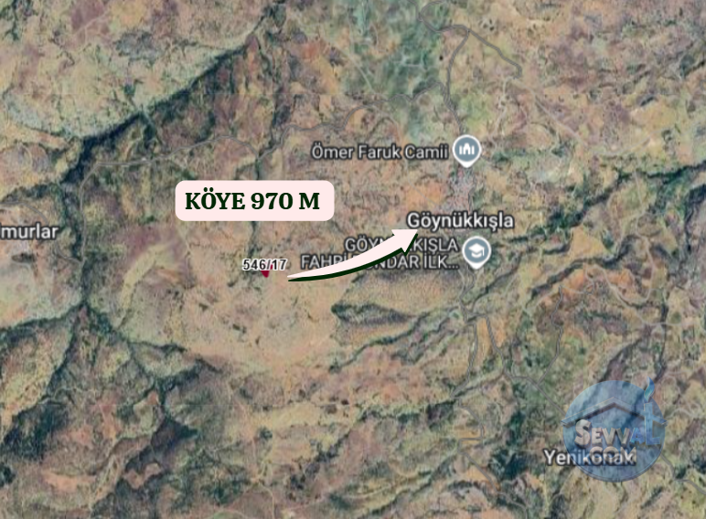 KONYA HADİM GÖYNÜKKIŞLA  KÖYÜNDE 2.492 M²  TARLA  SATILIKTIR - KONYA HADİM fotoğraf 4