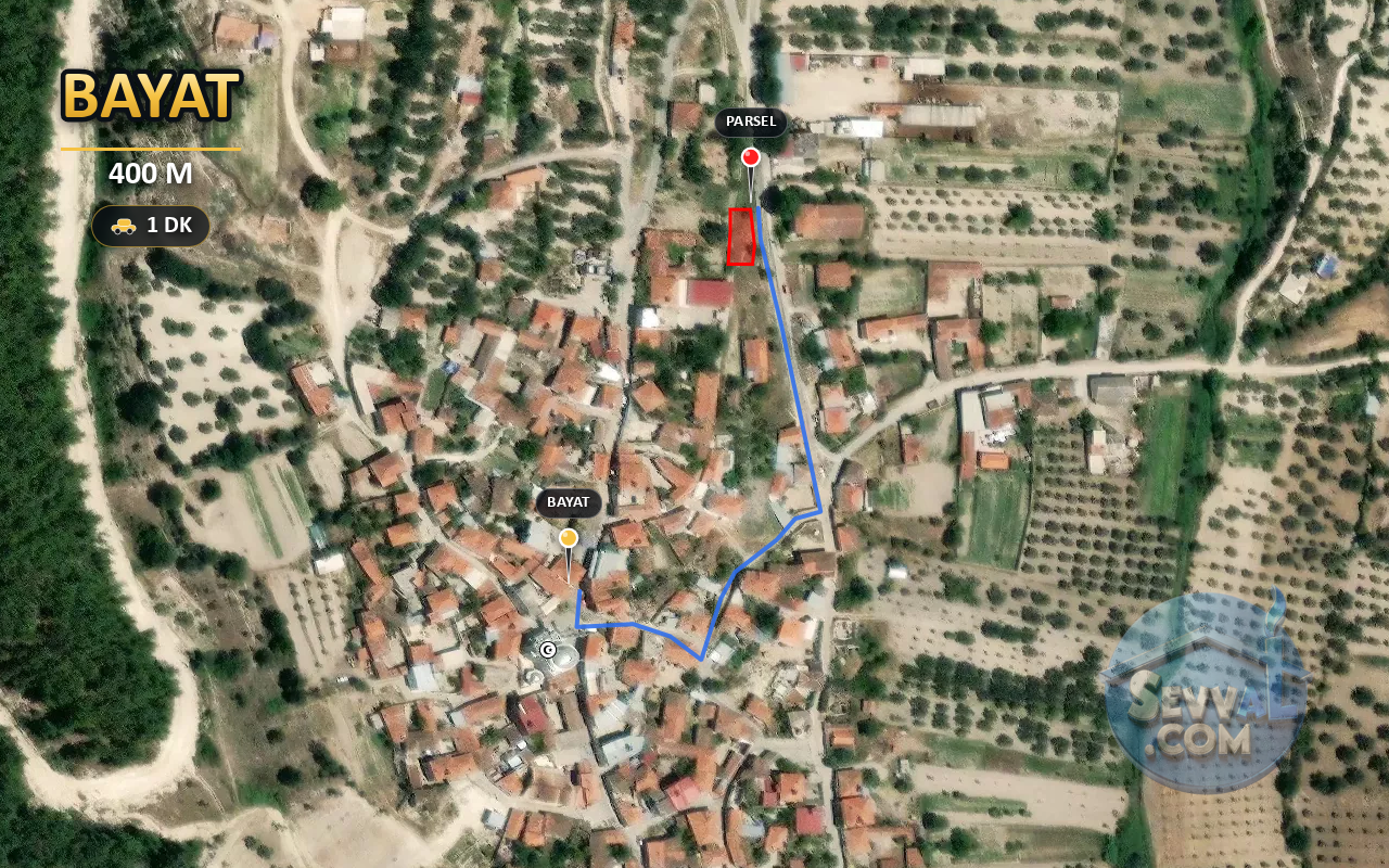 MANİSA SOMA BAYAT 245 m² SATILIK ARSA - MANİSA SOMA fotoğraf 6