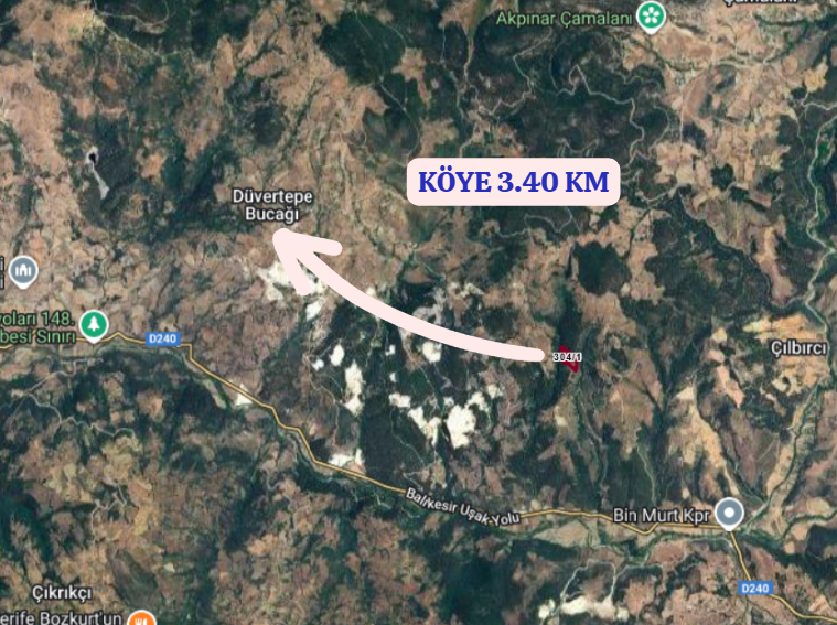 BALIKESİR SINDIRGI DÜVERTEPE   MAHALLESİNDE  22.237  M² TARLA  SATILIKTIR - BALIKESİR SINDIRGI fotoğraf 4