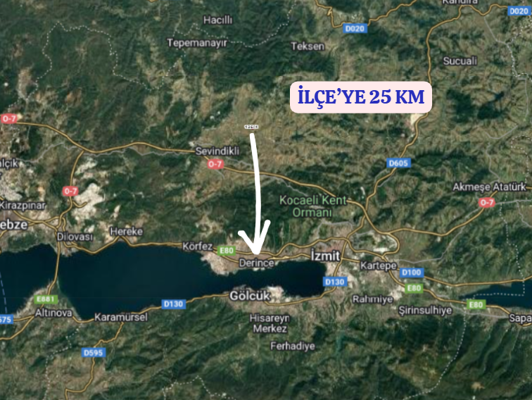 KOCAELİ DERİNCE ÇAVUŞLU   KÖYÜNDE  577   M²  TARLA  SATILIKTIR - KOCAELİ DERİNCE fotoğraf 5