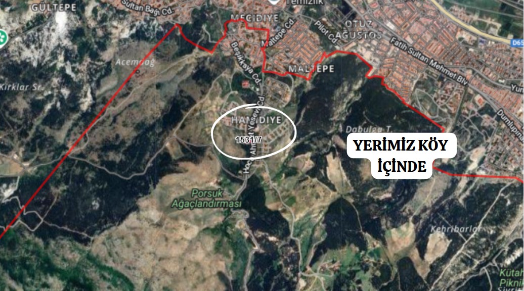 KÜTAHYA MERKEZ HAMİDİYE KÖYÜNDE 274 M² ARSAMIZ SATILIKTIR - KÜTAHYA MERKEZ fotoğraf 4