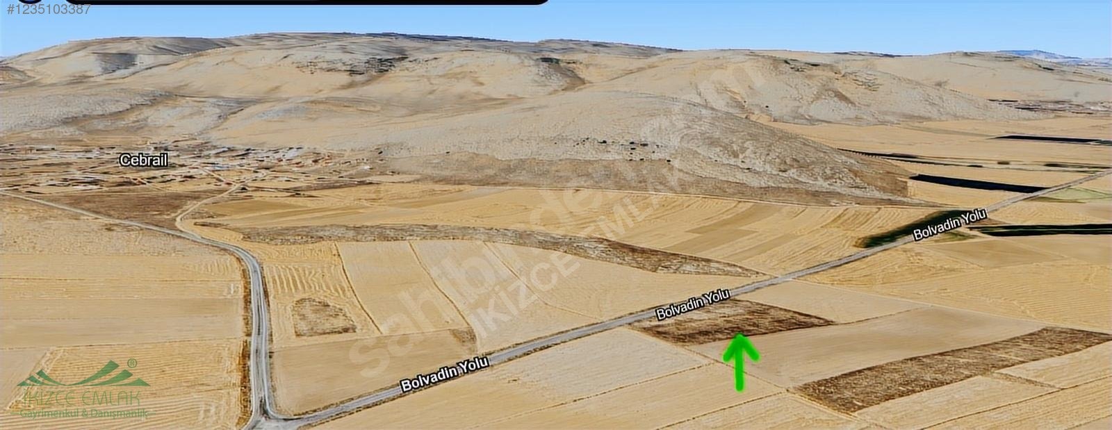 Yunak Cebrail Köyü Asfalt kıyısı Satılık 7.543 m2 Tarla - KONYA YUNAK fotoğraf 10