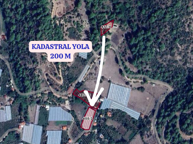 ANTALYA KUMLUCA KARACAÖREN KÖYÜNDE 864 M²  TARLA  SATILIKTIR - ANTALYA KUMLUCA fotoğraf 3