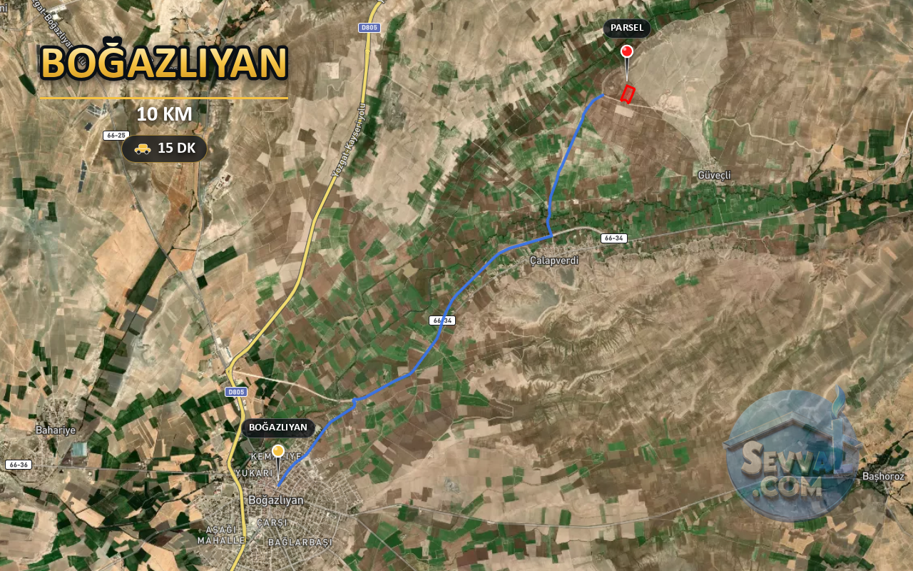 YOZGAT BOĞAZLIYAN GÜVEÇLİ 41.733 m² SATILIK ARSA - YOZGAT BOĞAZLIYAN fotoğraf 5