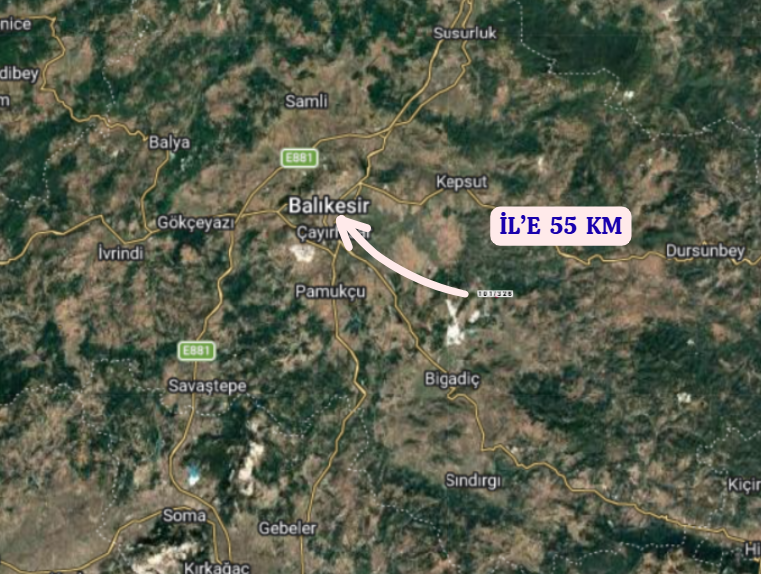 BALIKESİR BİGADİÇ DOĞANÇAM  KÖYÜNDE 1.598  M²  TARLA  SATILIKTIR - BALIKESİR BİGADİÇ fotoğraf 6