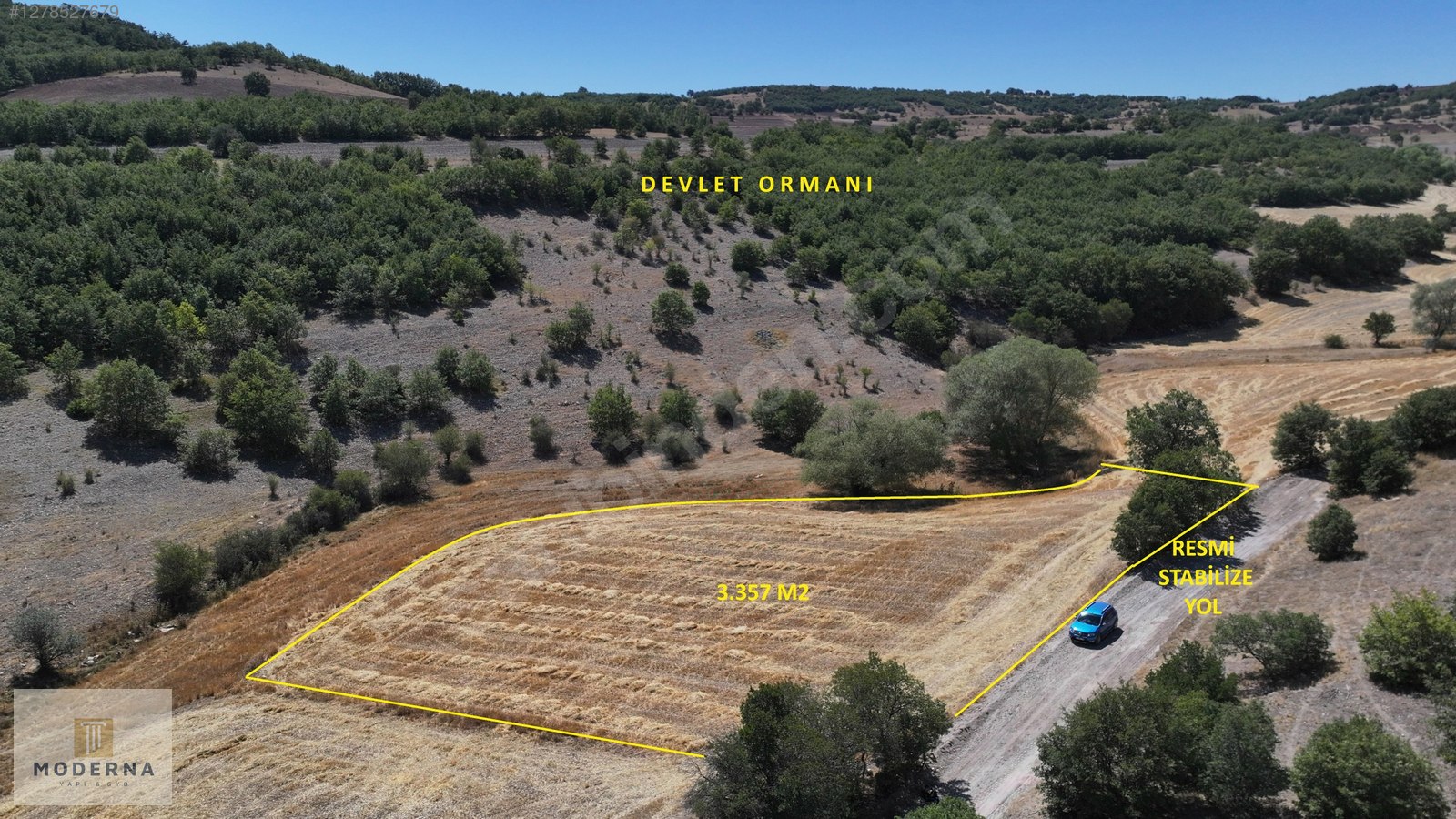 ESKİŞEHİR SEYİTGAZİ RESMİ YOLA VE ORMANA CEPHE 3357 M2 TEK TAPU - ESKİŞEHİR SEYİTGAZİ fotoğraf 19