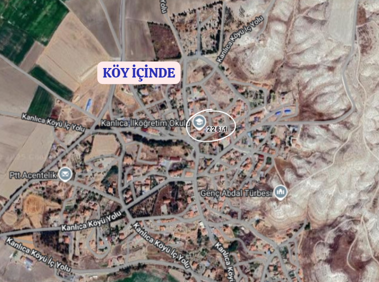 NEVŞEHİR KOZAKLI KANLICA  KÖYÜNDE 63  M² ARSA  SATILIKTIR - NEVŞEHİR KOZAKLI fotoğraf 4