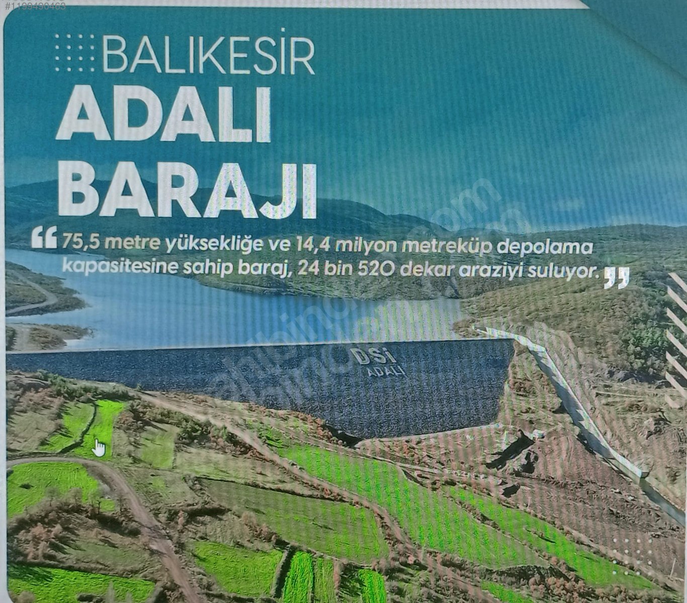 BALIKESİR BİGADİÇ DURASILAR  KÖYÜNDE 2.686 M² TARLA SATILIKTIR - BALIKESİR BİGADİÇ fotoğraf 4