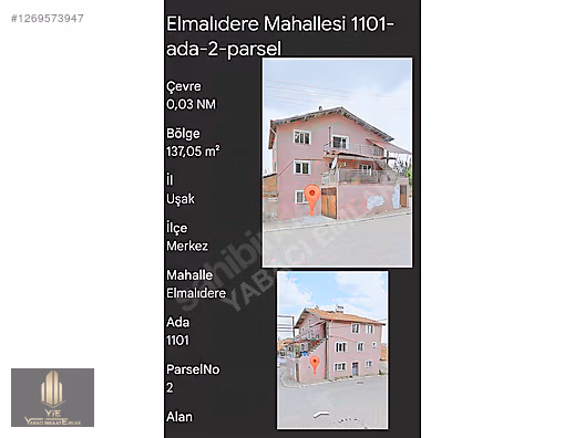 SATILIK 3 KAT BİNA + 1 EV TOP 4 KULLANILIR EV - UŞAK MERKEZ fotoğraf 3