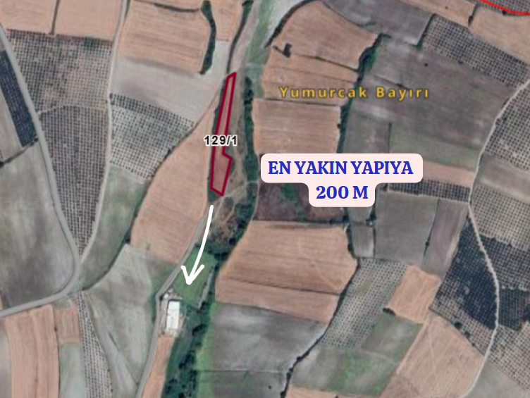 BURSA MUDANYA EMİRLERYENİCESİ KÖYÜNDE 4.251 M TARLA SATILIKTIR - BURSA MUDANYA fotoğraf 4