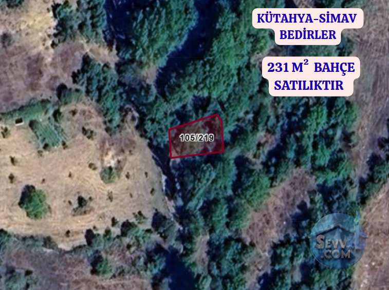 KÜTAHYA SİMAV BEDİRLER  KÖYÜNDE  231 M² BAHÇE  SATILIKTIR - KÜTAHYA SİMAV fotoğraf 2