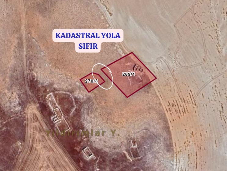 KONYA CİHANBEYLİ KELHASAN  KÖYÜNDE 411  M² ARSA  SATILIKTIR - KONYA CİHANBEYLİ fotoğraf 3