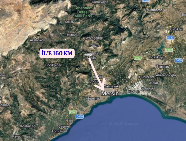 MERSİN TOROSLAR KEPİRLİ  KÖYÜNDE TARLAMIZIN 195 M²  Sİ SATILIKTIR - MERSİN TOROSLAR fotoğraf 6